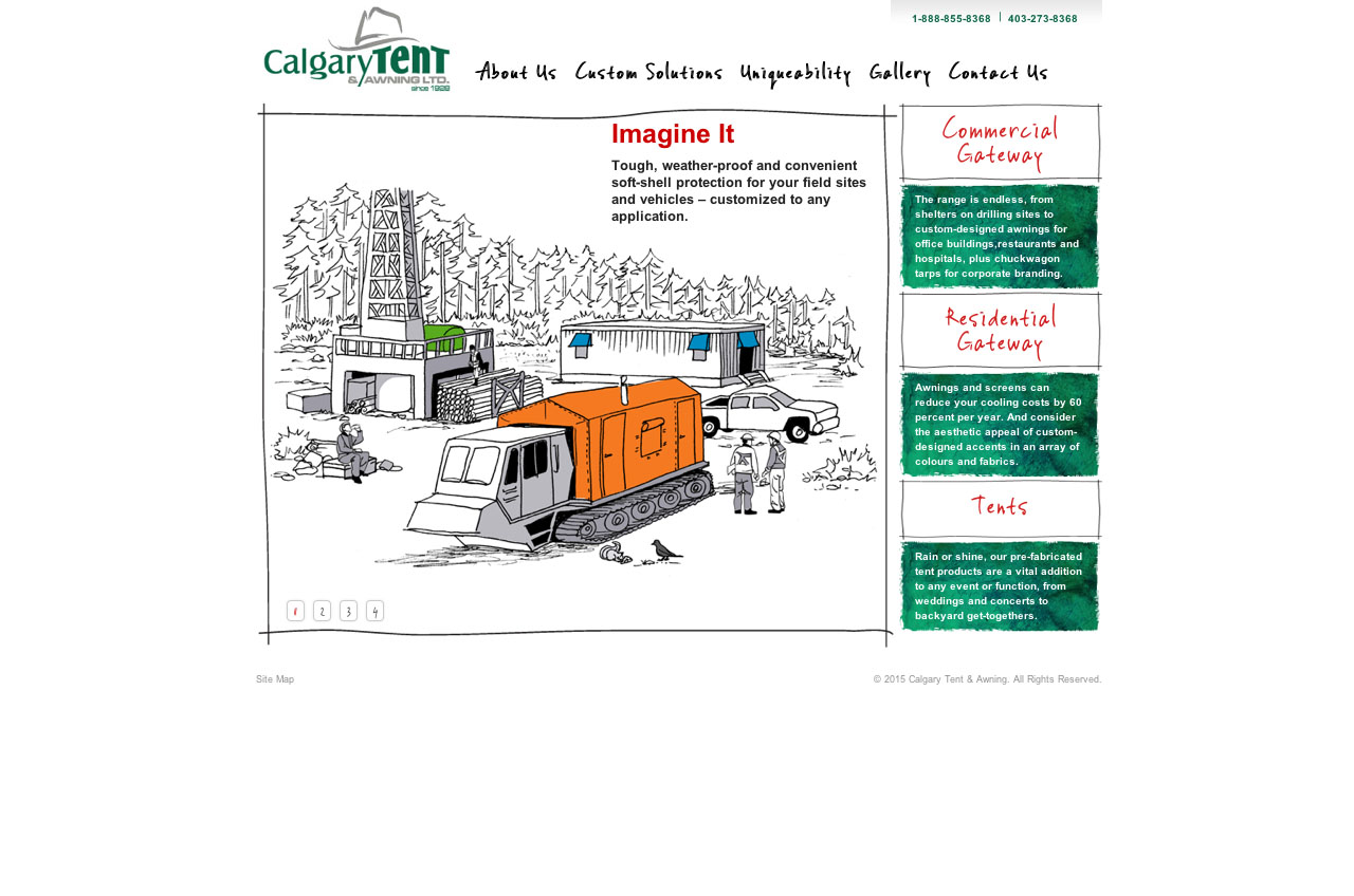 Calgary Tent Website