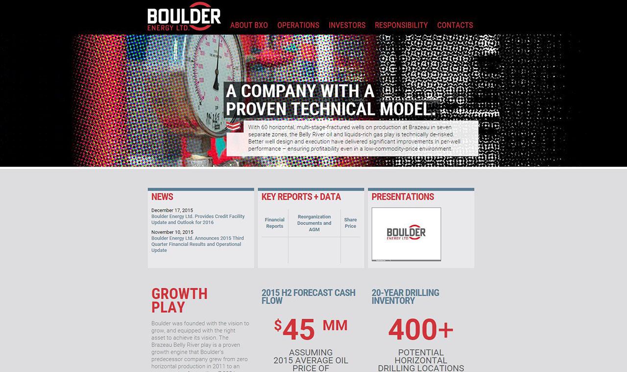 Boulder Energy Website
