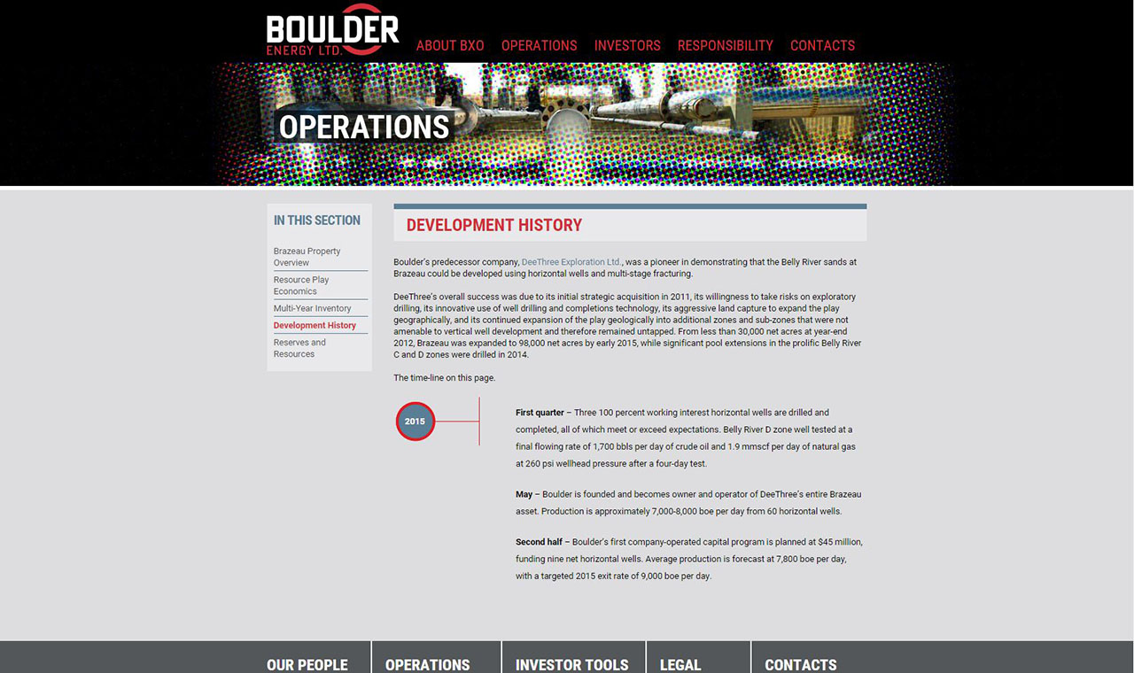 Boulder Energy Website